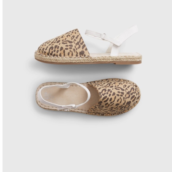 Kids Leopard print Espadrille Sandals - Picture 7 of 8